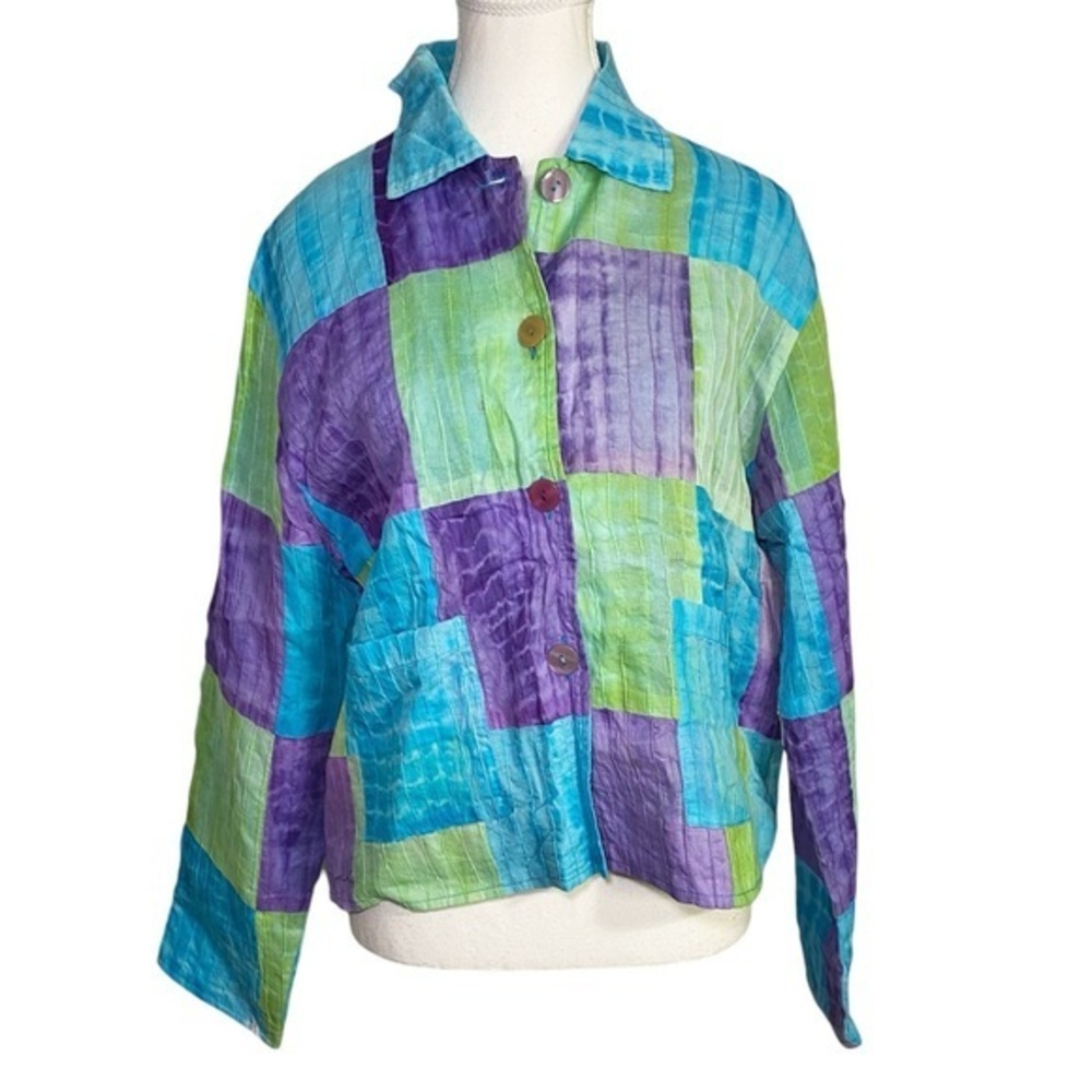 Parsley & Sage Multicolor Patchwork Jacket